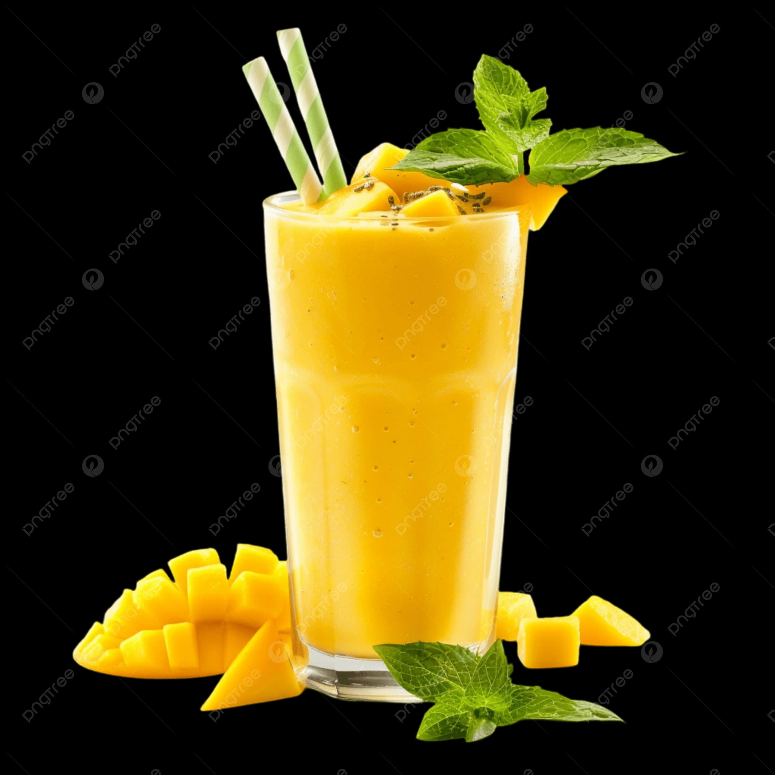 Batido de mango y maracuyá